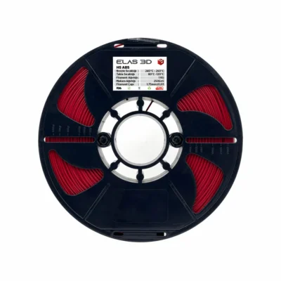 Elas3D ABS HS Kırmızı 1 KG 1,75 mm Filament