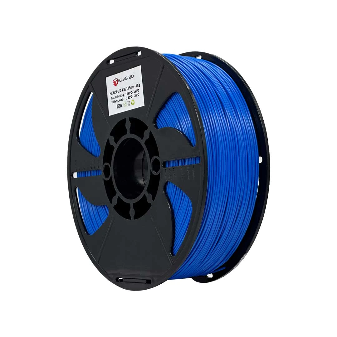 Elas3D ABS HS Mavi 1 KG 1,75 mm Filament - Görsel 2