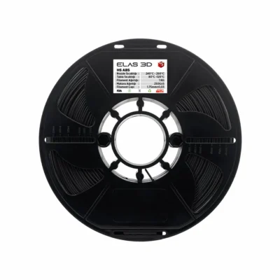 Elas3D ABS HS Siyah 1 KG 1,75 mm Filament