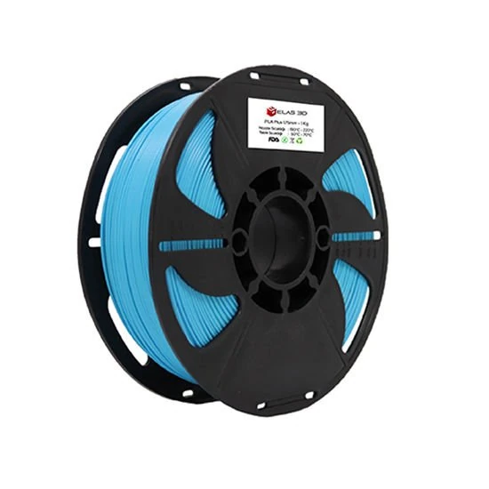 Elas3D PLA Plus Açık Mavi 1 KG 1,75 mm Filament - Görsel 2