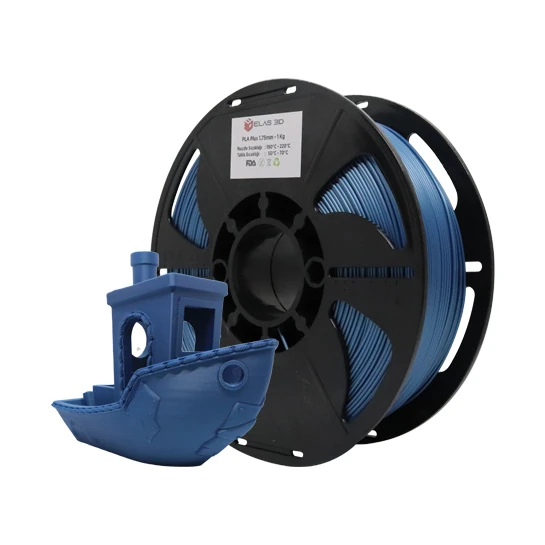 Elas3D PLA Plus Sedefli Mavi 1 KG 1,75 mm Filament - Görsel 3