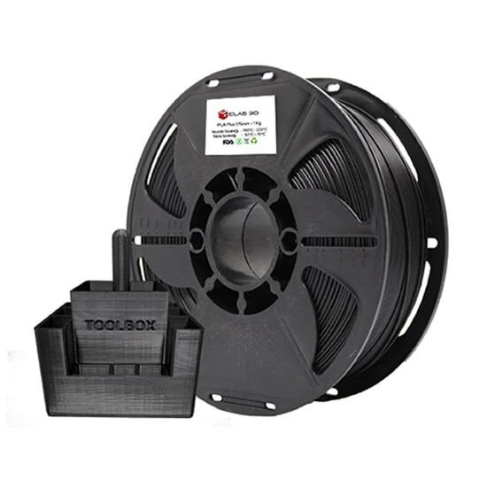 Elas3D PLA Plus Siyah 1 KG 1,75 mm Filament - Görsel 3