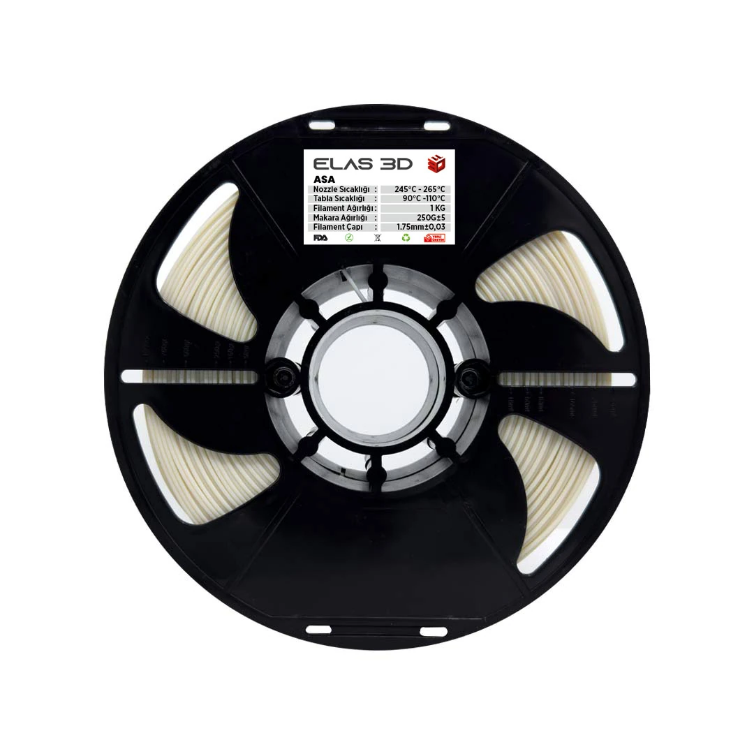 Elas3D ASA Naturel 1 KG 1,75 mm Filament
